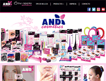 Tablet Screenshot of anandaproducts.com.mx